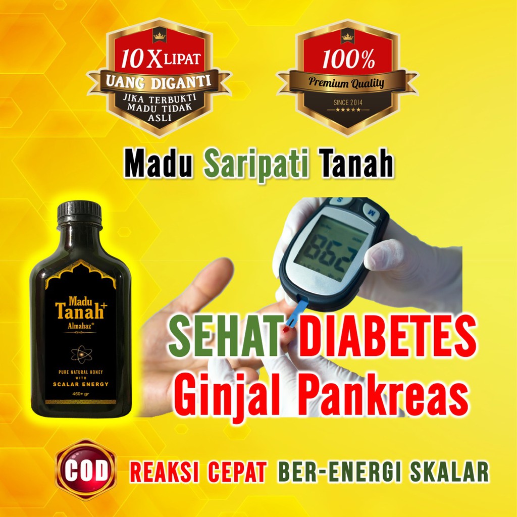 Madu Hitam Pahit Almahaz Madu Tanah Madu Herbal Sehat Diabetes Ginjal Pankreas Reaksi Cepat