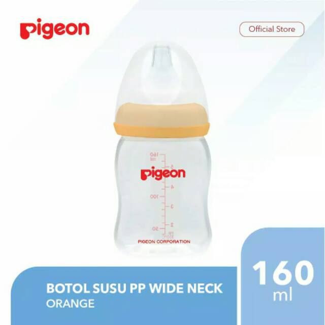 Pigeon Wide Neck 160ml / 230ml with Peristaltic Plus Nipple