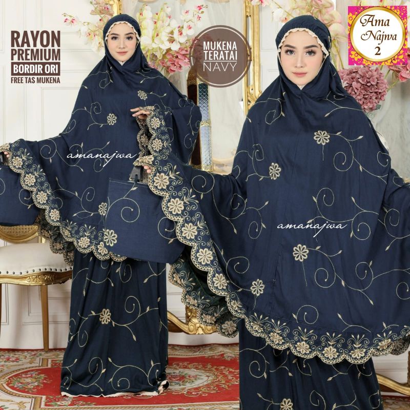 Mukena Teratai Jumbo ORI by Ama Najwa 2