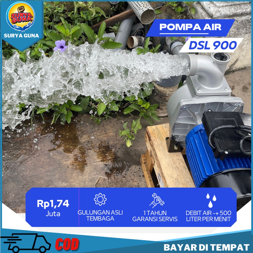 Pompa Air Modifikasi Sawah DSL 500 Dengan Klep