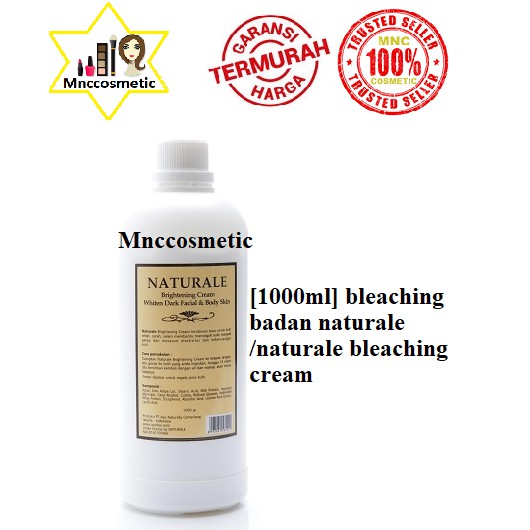 [1000ml] bleaching badan naturale /naturale bleaching cream