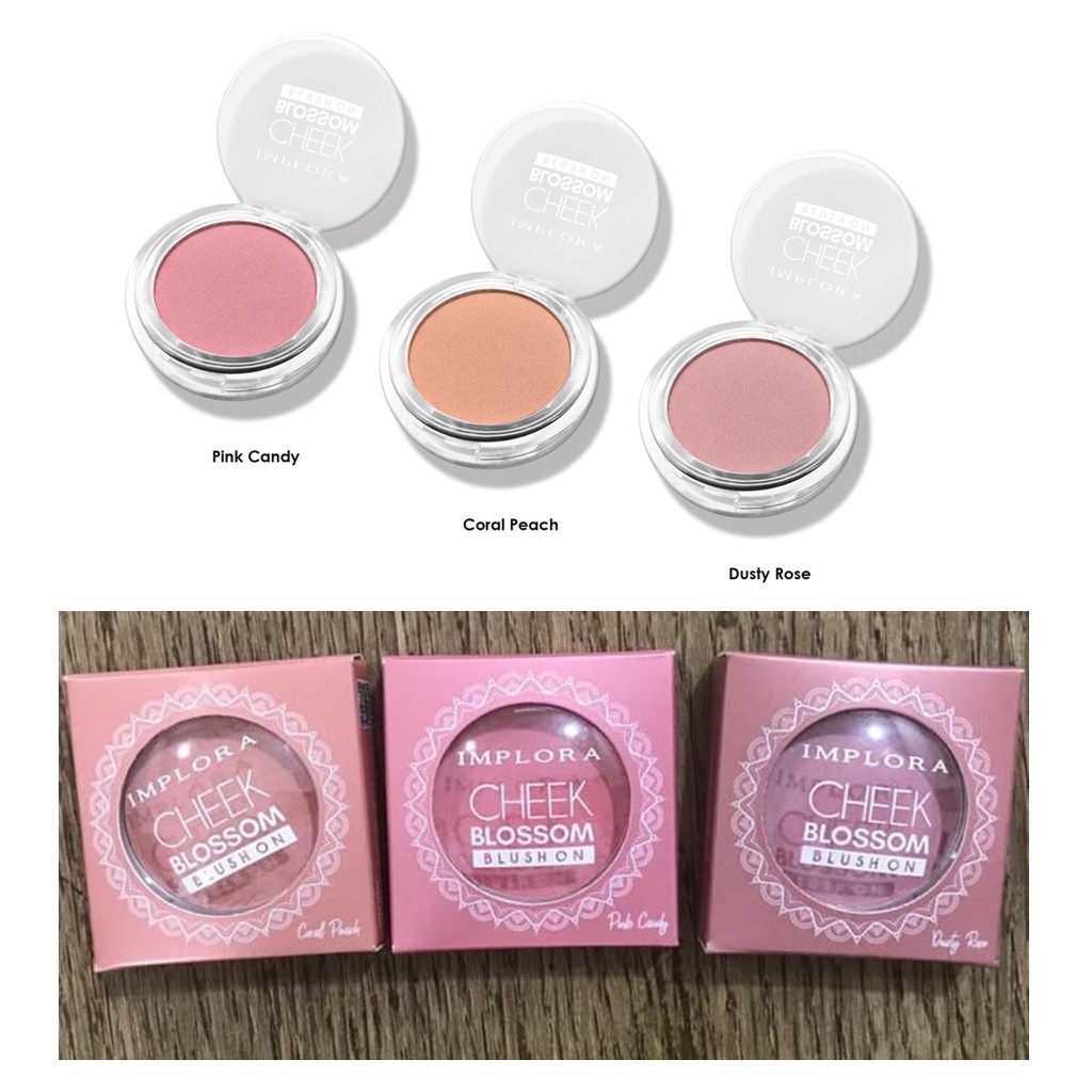 implora blush on cheek blossom, Eyeshadow Original Bpom