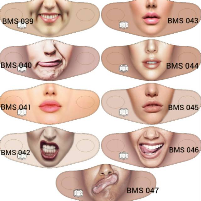 MaskerKaraktershantik danlucu3d (original hanya tersedia diTOKO KEA.182).