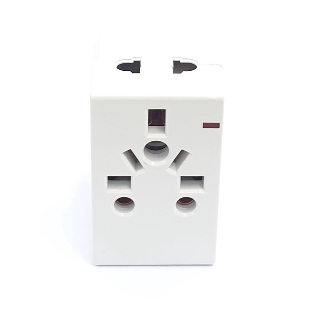 Bright G BG-8307 T Serbaguna 3 Kaki / Travel Adaptor Arab Singapura / Steker T Serbaguna / Colokan Listrik Serbaguna