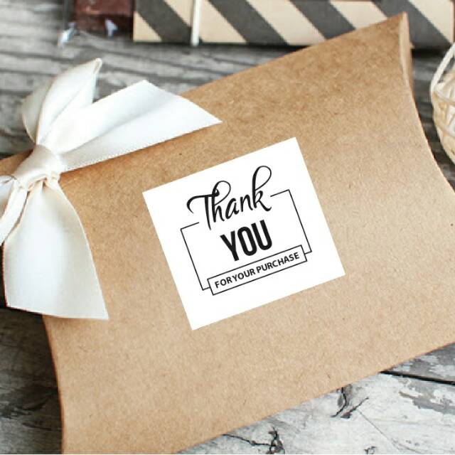 

Sticker thank you for your purchase