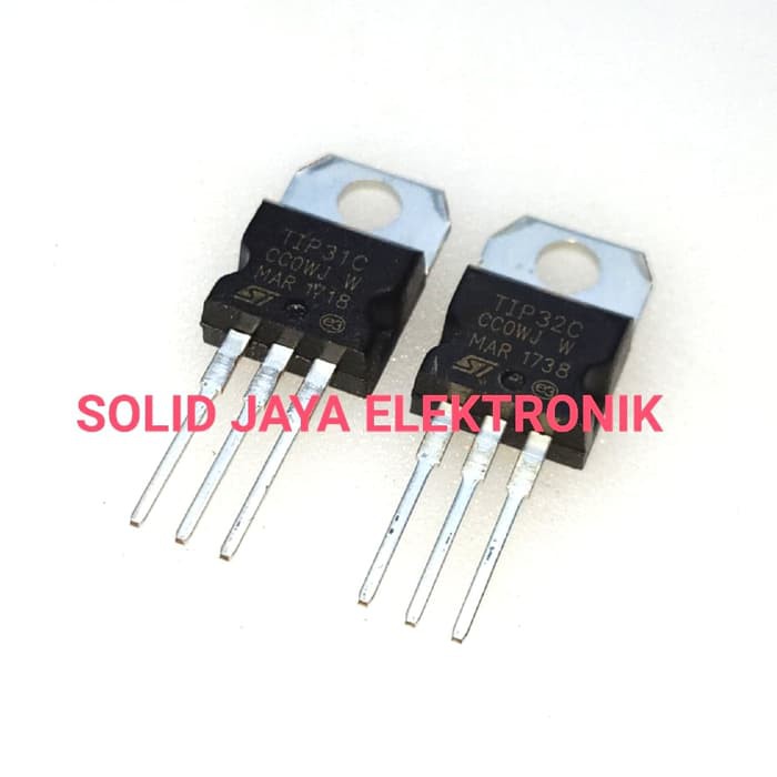 TRANSISTOR TIP31 TIP32 TR FINAL TIP 31 TIP 32 POWER AMPLIFIER ADUIO TIP31 32 1 SET