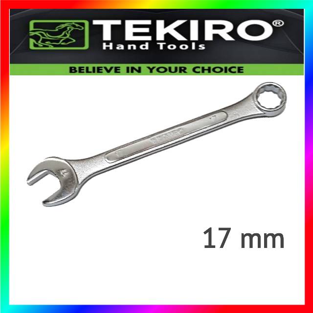 TEKIRO KUNCI RING PAS/COMBINATION WRENCH UK 8MM, 10MM, 12MM, 14MM, 17MM