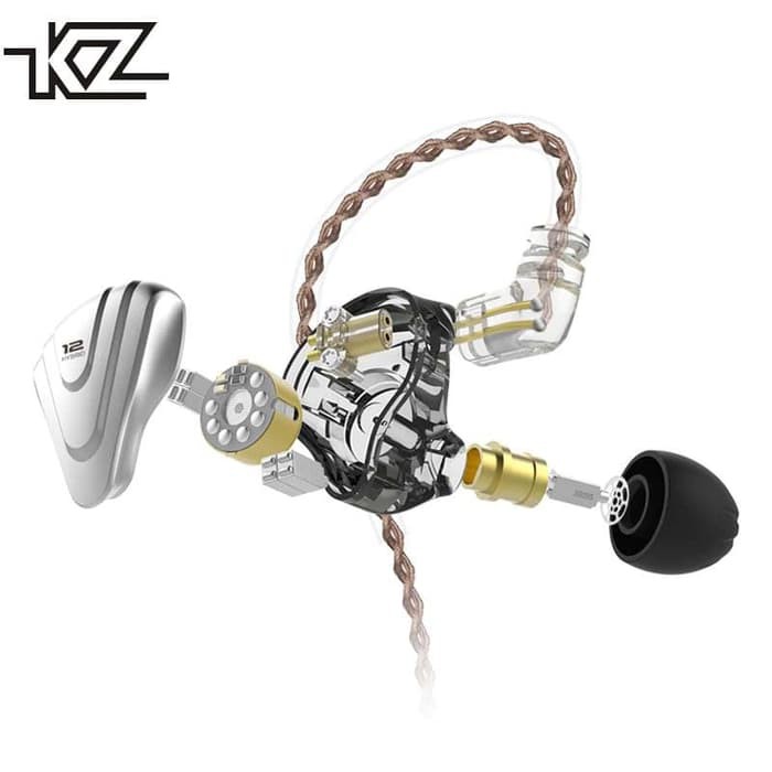 Knowledge Zenith KZ ZSX Terminator Hybrid Earphone with MIC - 6 Driver 5BA + 1DD