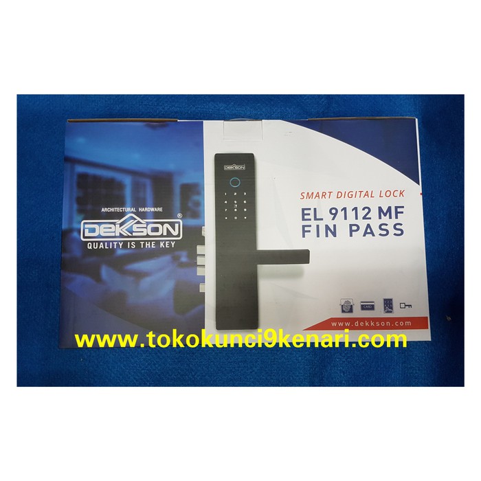 Jual Promo Spesial Kunci Digital Dekson El Mf Fin Pass Smart Lock Dekson Hitam