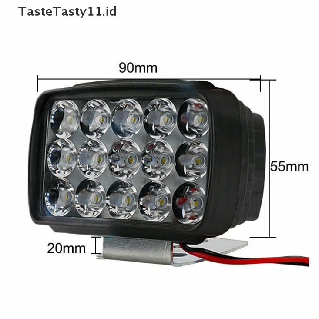 Lampu Sorot 15 LED 1000LM Untuk Motor ATV UTV Skuter