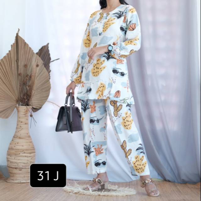 SETELAN RAYON VISCOSE / DAILY SET BUSUI /  pajamas rayon