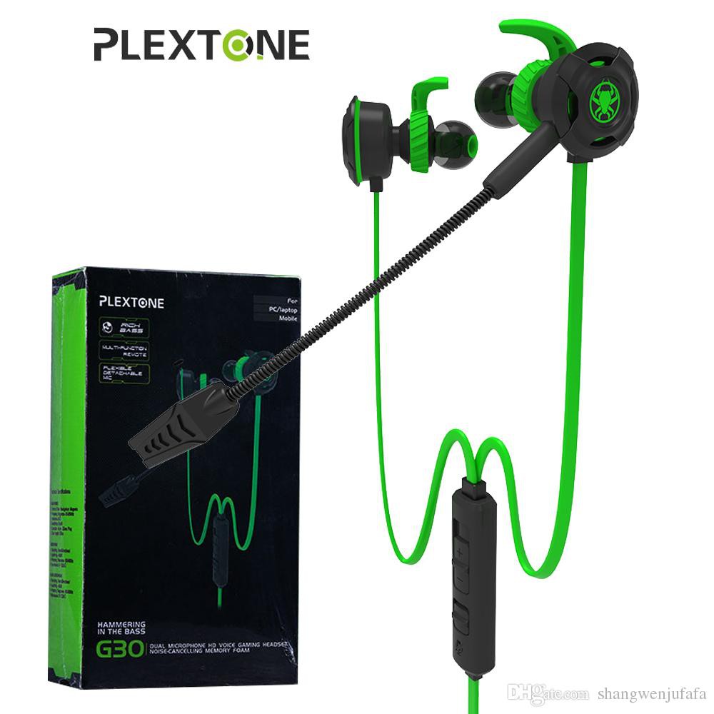 Plextone G30 Hammerhead Gaming Earphone DOTA CSGO PB Stereo Clean Bass