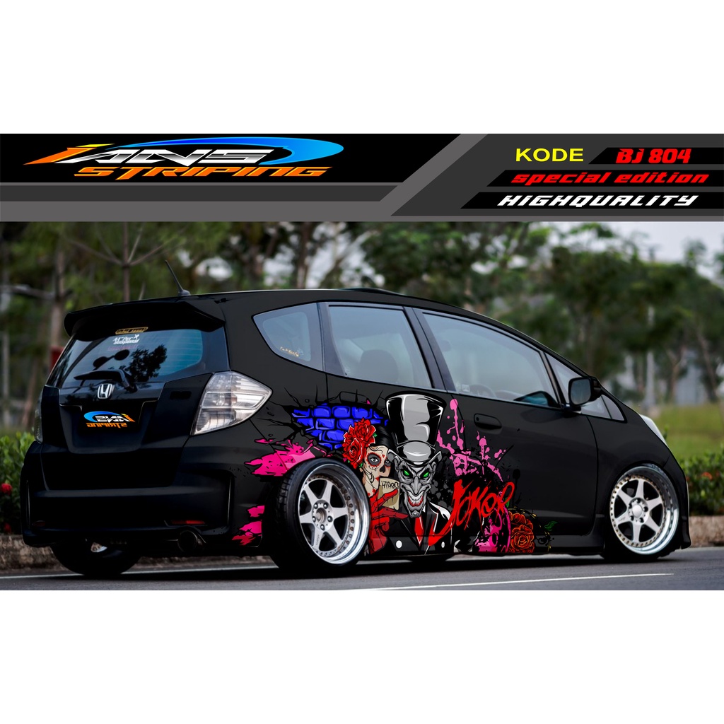 STICKER MOBIL HONDA BRIO / JAZZ RS / MOBILIO / AGYA / YARIS / ATOS / STICKER MOBIL