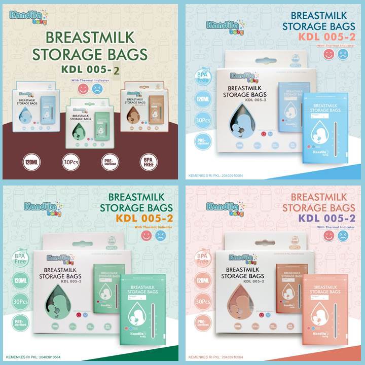 KANDILA Kantong ASI Breastmilk Storage Bags 120 ml isi 30