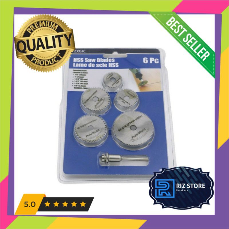 Mata bor potong gergaji mini grinder cun mata gergaji kayu mini gerinda 6 & 7 pcs