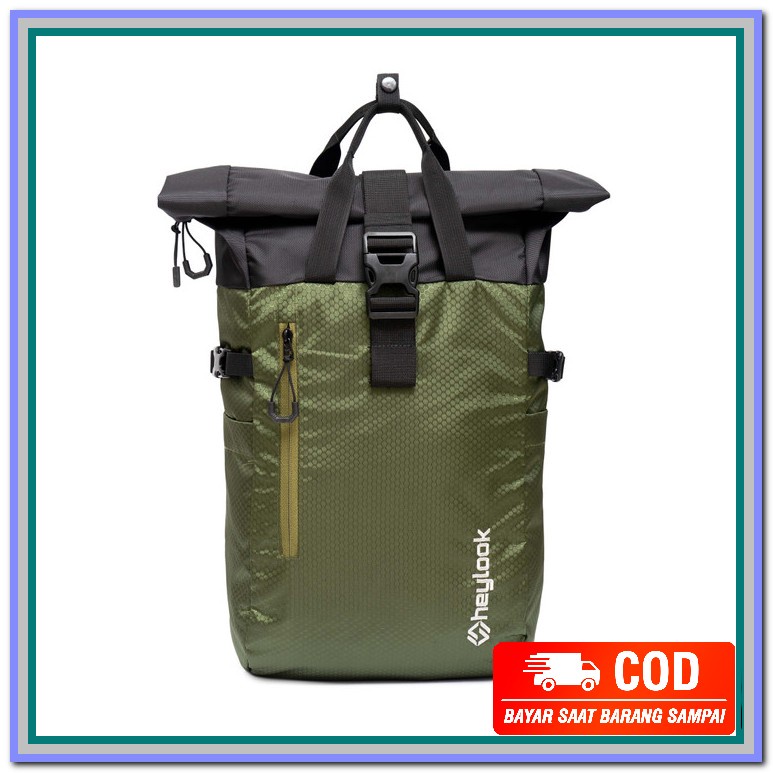 Tas Ransel Gendong Gemblok  Pria Kanvas Besar Laptop Kuat Gym Nya YX596 Tas Ransel Pria Azzuri Tas B