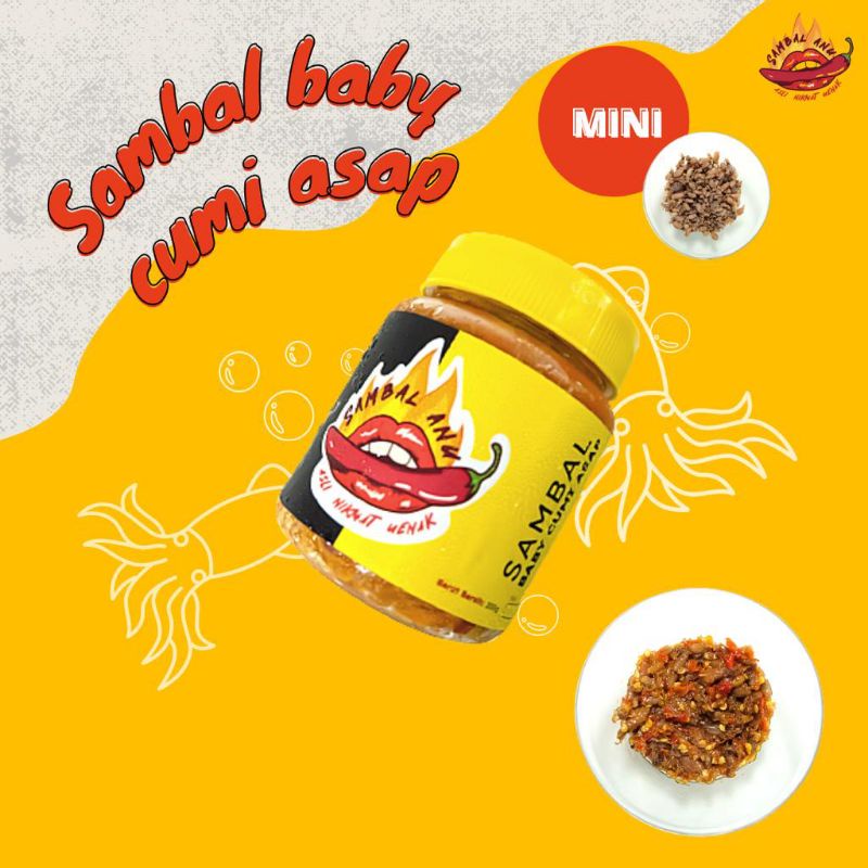 

Sambel ANU - Sambel Baby Cumi Asap (MINI)