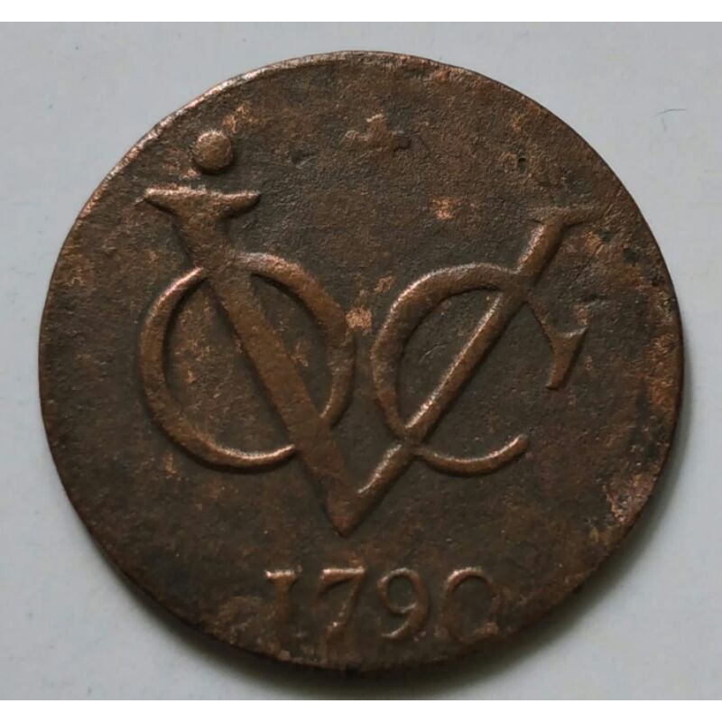 Koin Kuno 1 Doit VOC 1790 West Friesland