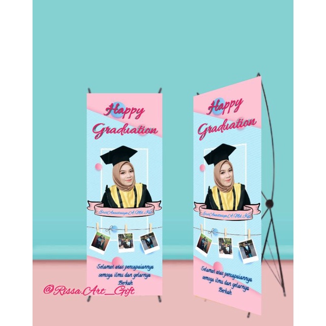 Banner Wisuda/Sidang/Wedding