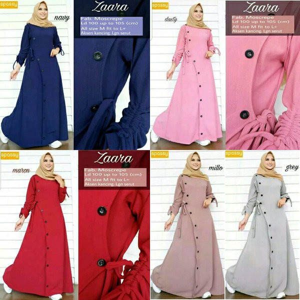 ZAARA MAXY DRESS BALOTELLI / Gamis Syari Terbaru!! Termurah!!