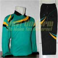 Stelan training seragam olahraga baju kaos trening 