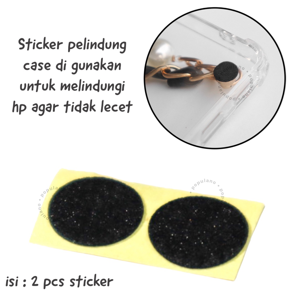 Sticker Pelindung Mur Baut Casing Hp Stiker Tali Chain (DI JUAL PER 2PCS)