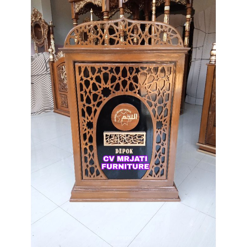 mimbar masjid logo custom