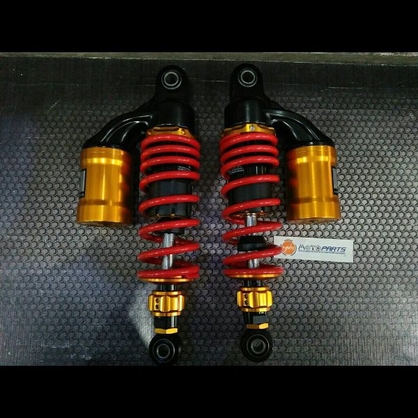 KERENNN Shock Gen Bebek 280 Yamaha Tabung Red Gold