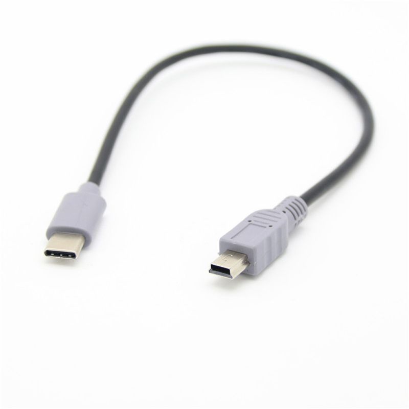 VIVI   1M USB Type C 3.1 Male To Mini USB 5 Pin B Male Plug Converter OTG Adapter Lead Data Cable for Mobile Macbook Accessories