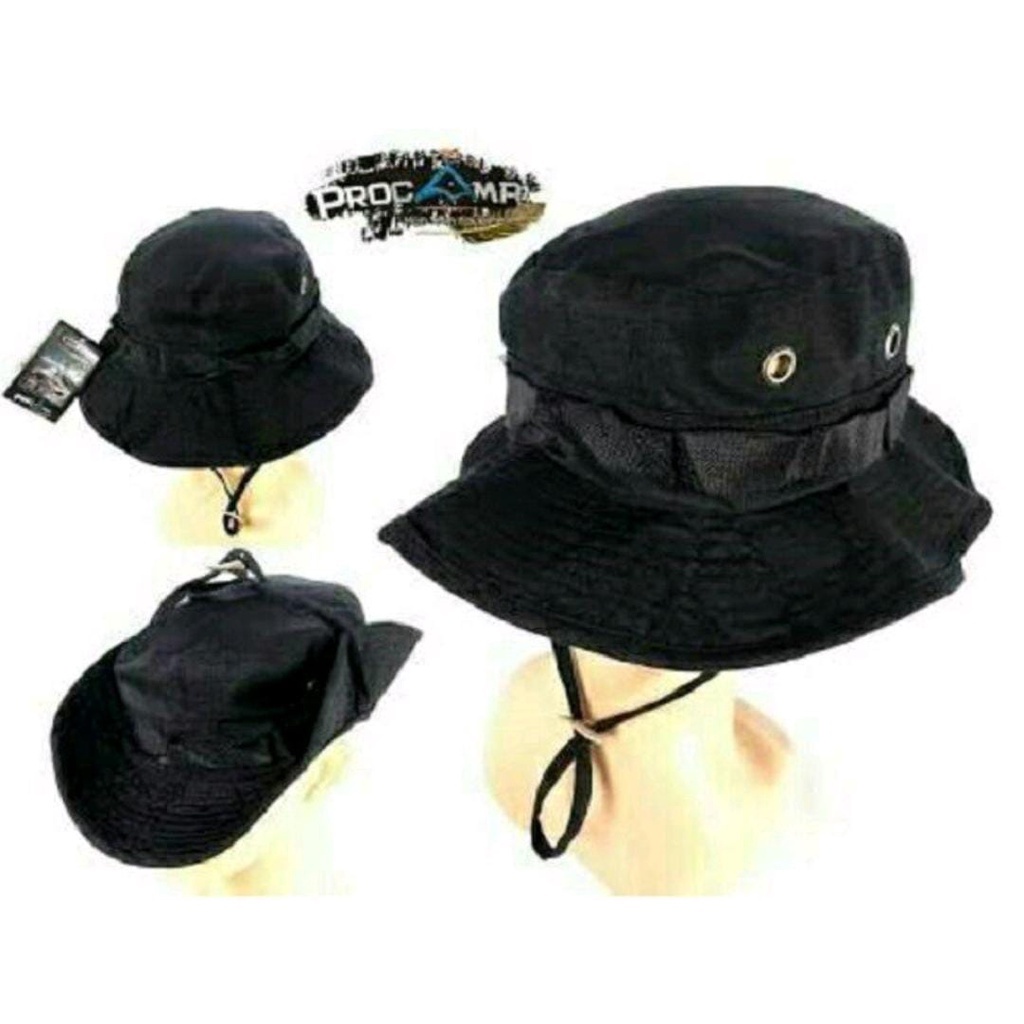 NEW Topi BUCKET | RIMBA | mancing | hits panas sporty murah meriah bahan drill | topi korea kpop