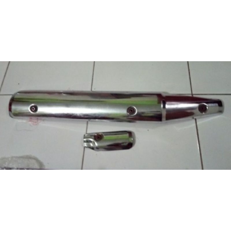cover tutup knalpot set honda megapro advance megapro primus original
