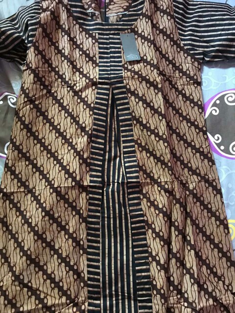 Tunik Batik Wanita Lengan Serut Motif Asanti Terbaru M L Xl Xxl Jumbo