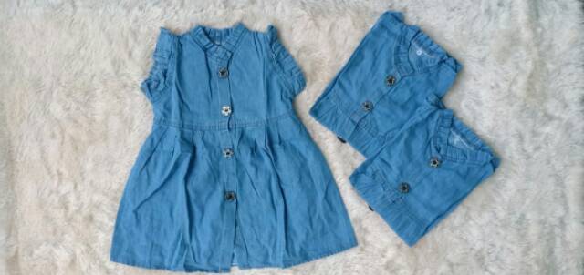 DRESS JEANS VANESA ANAK/Size S M L