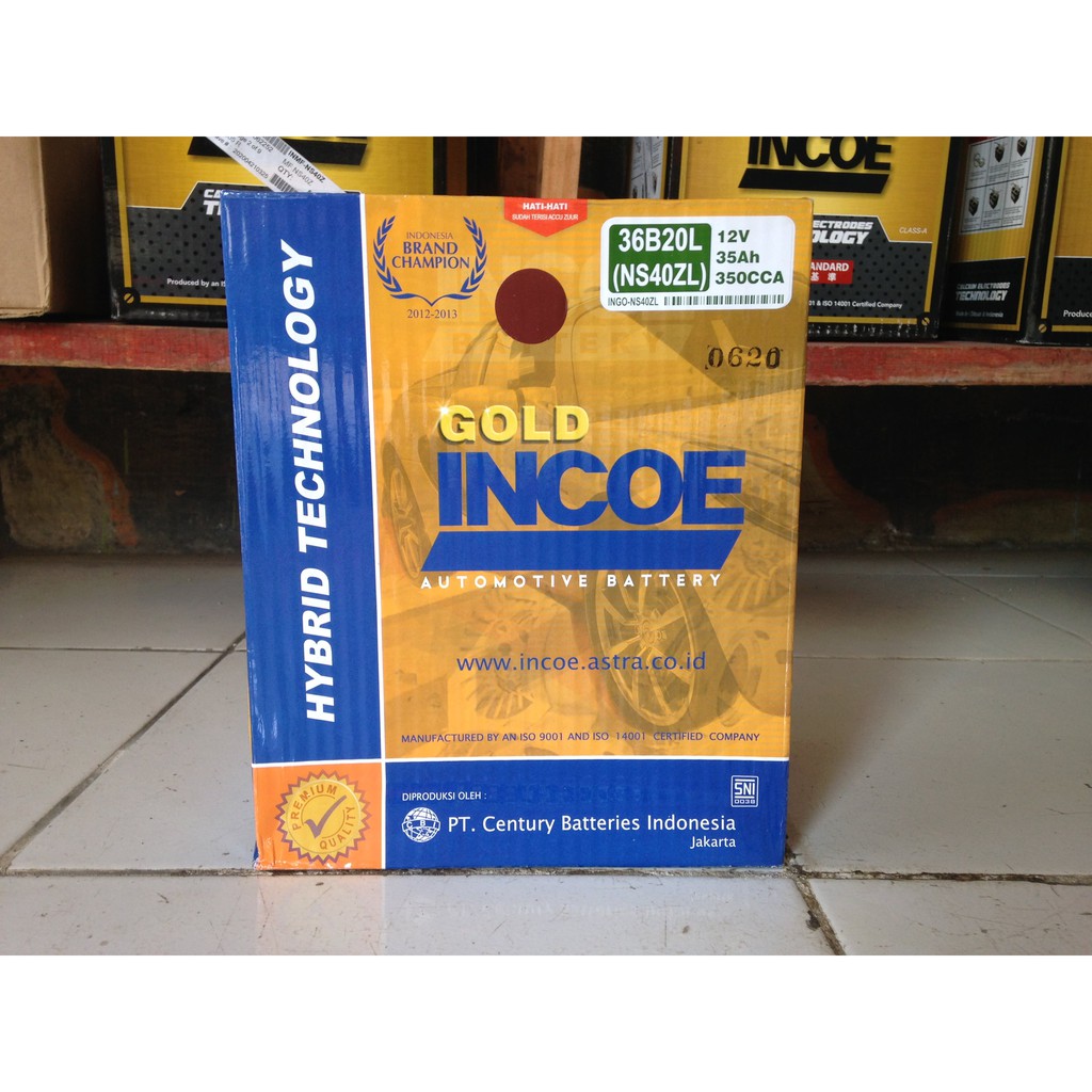 ACCU/AKI INCOE GOLD NS40ZL