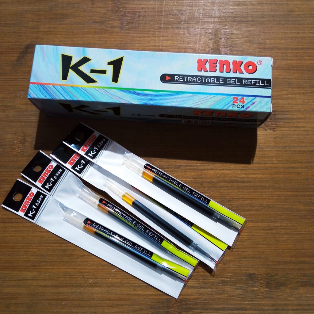 

ISI PULPEN GEL KENKO K1 HITAM ( 1 PCS )