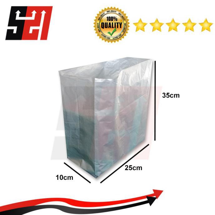 

BARU Plastik Tanpa Plong Packing LIPATAN Samping SARANA21 - 25x35
