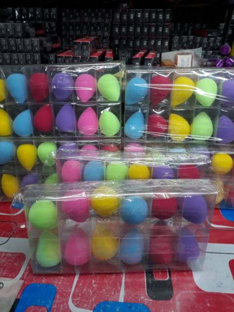 MAKE UP SPONGE LUSINAN / WARNA MIX