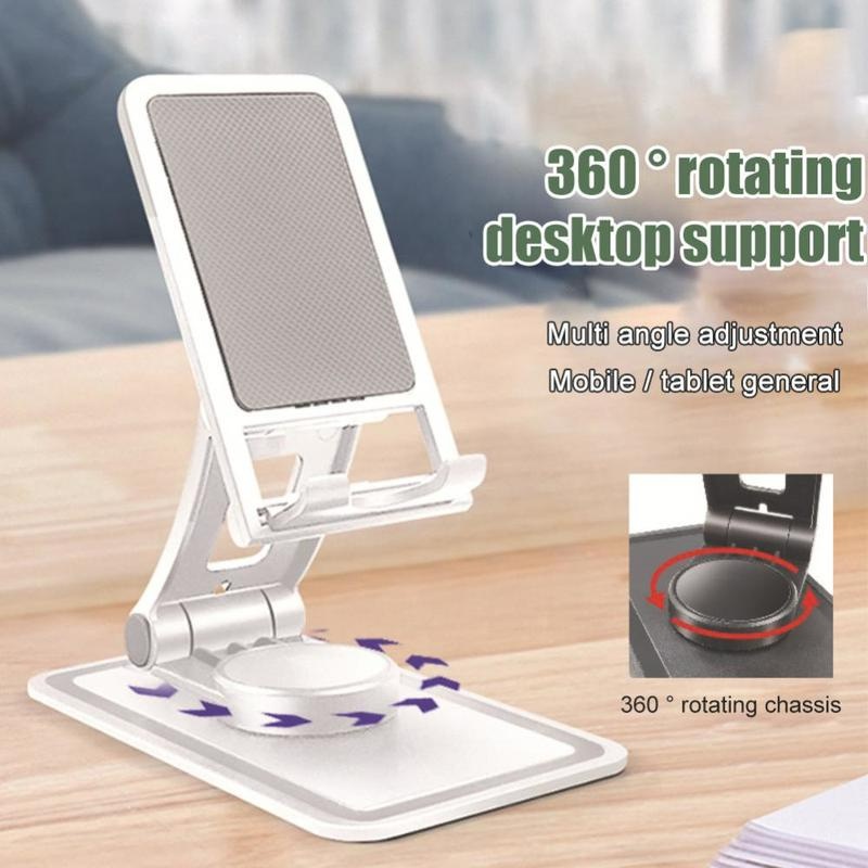 Stand Holder Hp / Tablet Bisa Dilipat / Berputar 360 Derajat