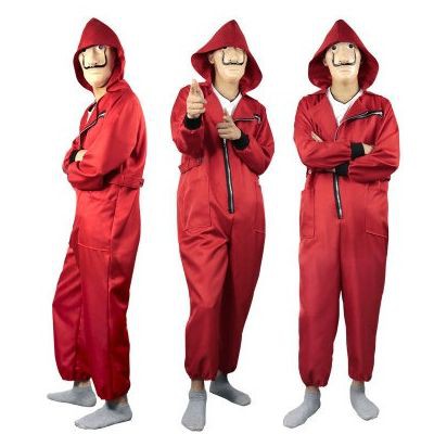 Jual Terlaris Kostum Money Heist La Casa De Papel Netflix Haloween Party  Costume - M Keren Indonesia|Shopee Indonesia