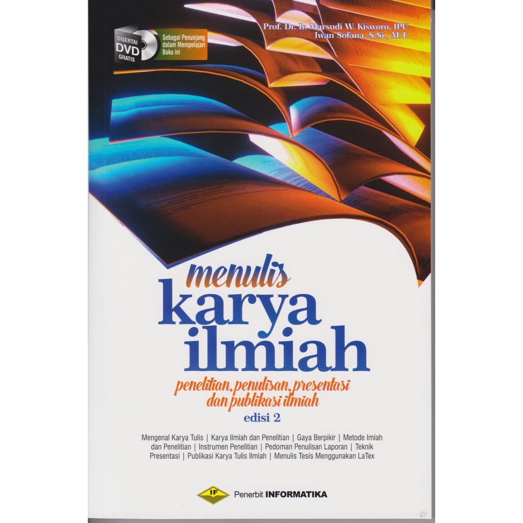 Jual Buku Menulis Karya Ilmiah Penelitian Penulisan Presentasi Dan