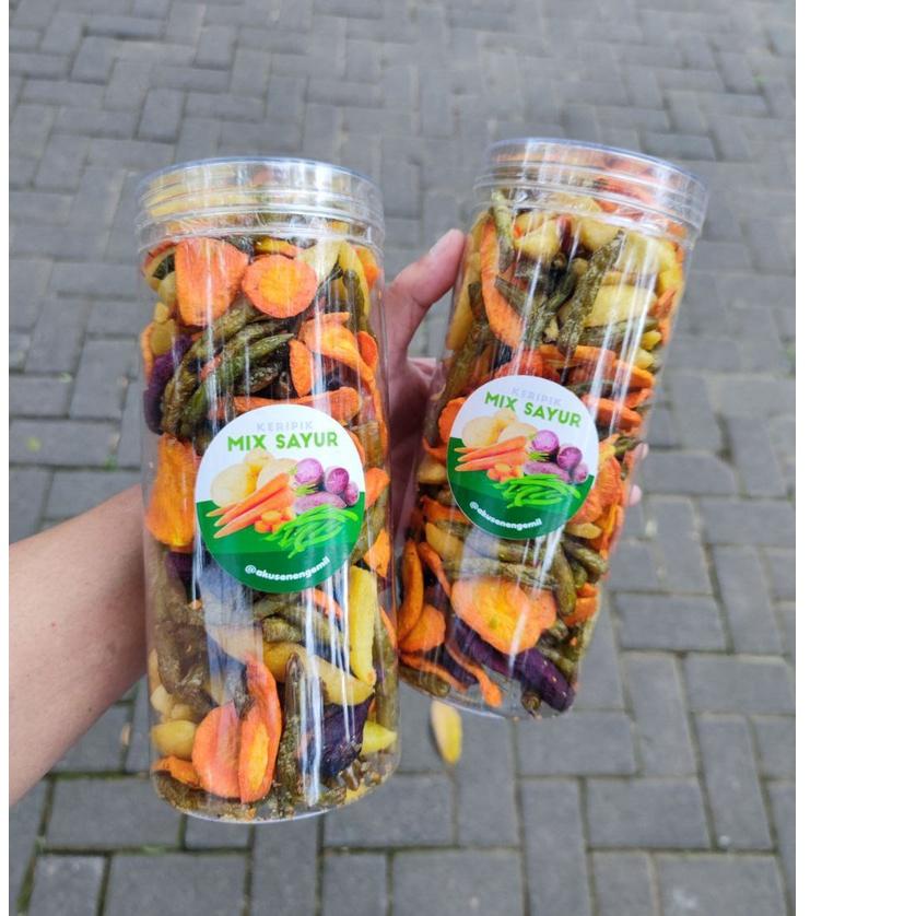 

>D2289) ⭐⭐⭐⭐⭐ KERIPIK SAYUR MIX ORIGINAL PREMIUM JUMBO | MAKANAN DIET SEHAT | VEGETARIAN | VEGAN | HALAL paling murah