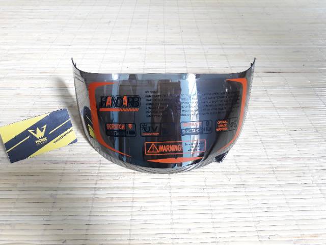 Flat Visor KYT R10 RC7 K2R Iridium Handarb / Flat Visor Handarb