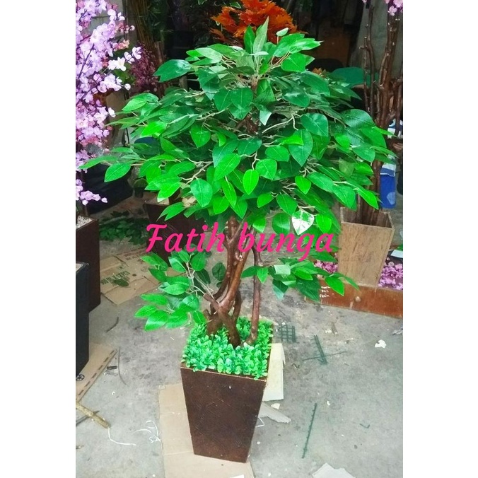 pohon beringin bunga plastik