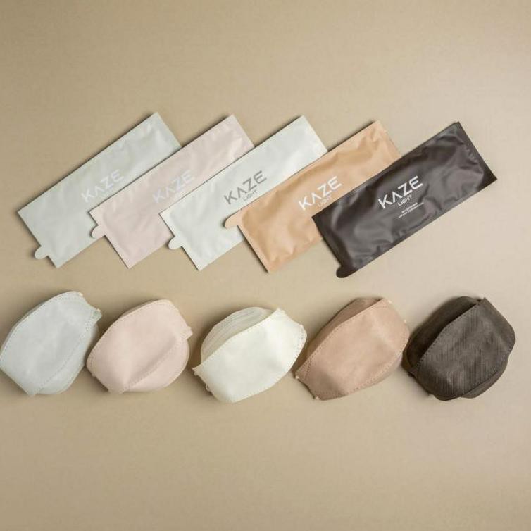 2.2 Men Sale KAZE KN94/FFP2 Mask Light Blush / MASKER NAGITA ,.,.,.,,
