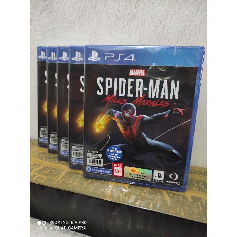 PS4 Marvel Spiderman Miles Morales