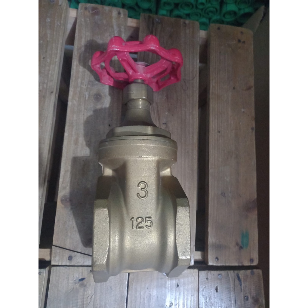 Get Valve 3 inch / Stop Kran 3 inch Kitz / Get Valve Kitz Kuningan 3" / Get Valve Kuningan 3" Kitz