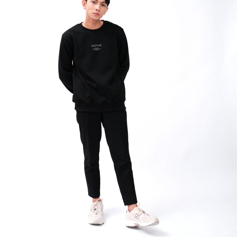 "HT. 367849" CULTURE BASIC | CREWNECK BLACK OG