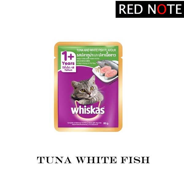 Whiskas Pouch Tuna White Fish