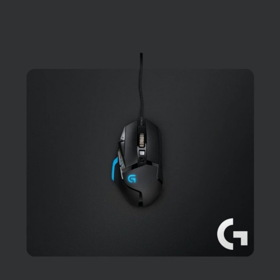 Logitech G240 Cloth Gaming Mouse Pad with Rubber Base (28 cm x 34 cm)