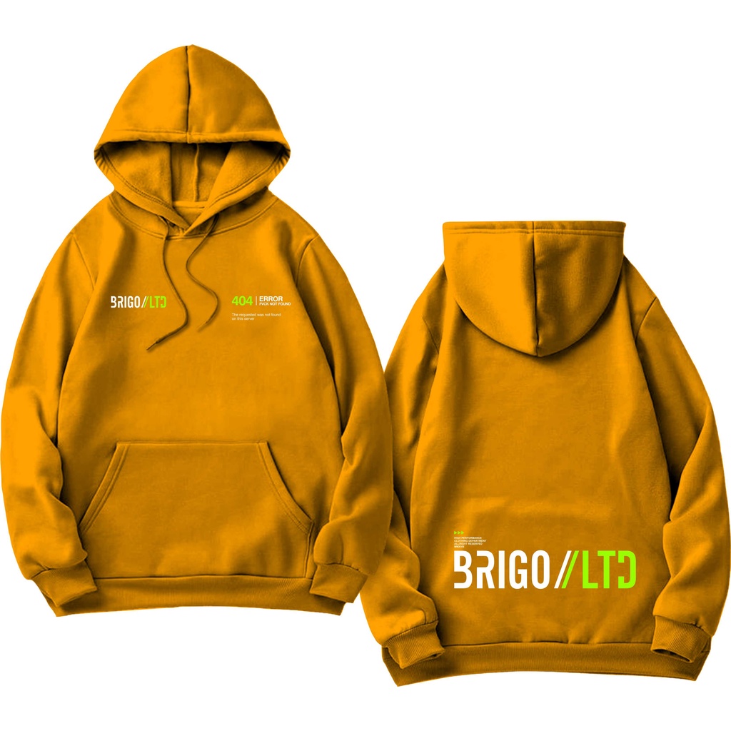 Sweater Hoodie BRIGO eror  404 Sablon DTF Fleece Cotton II BRIGO Jumper Hoodie eror  404 II M-XXL (Pria &amp; Wanita) Free stiker&amp;Gantungan Kunci